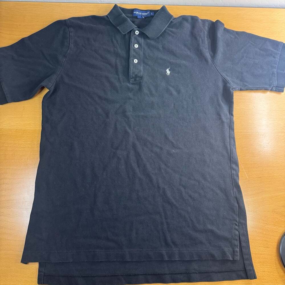 Polo Golf Ralph Lauren Men's Black Short Sleeve Polo Shirt
